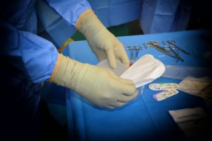 chest filler on surgery table