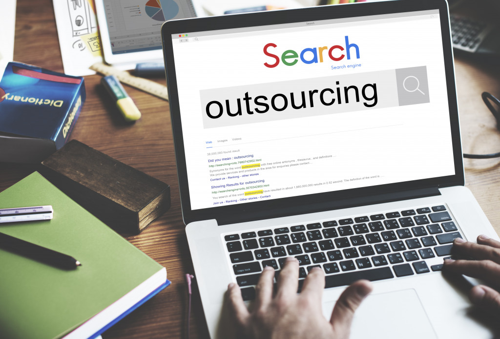 business outsourcing a service concept